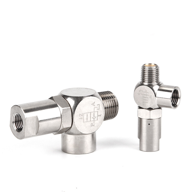 空气气动诱导止回阀空压气控单向阀气缸定位QDS02 PCV06 08 10-15