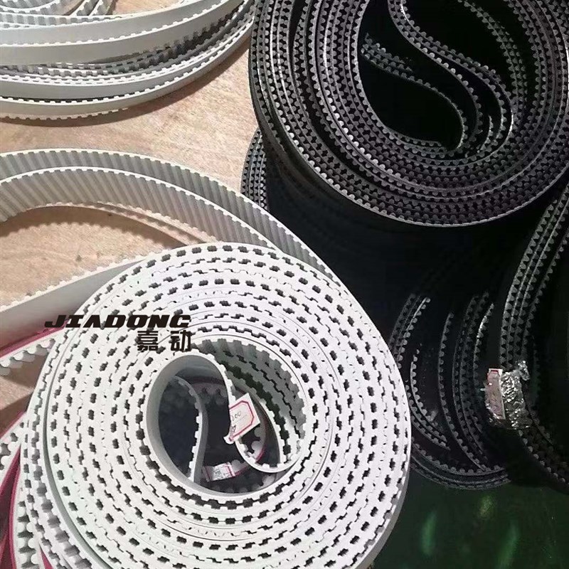 白色同步带HTD8M472 480 488 496 504 512 520 528 536聚胺酯PU带