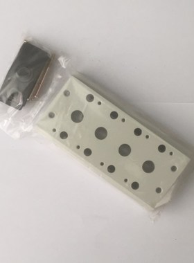 白色喷漆4V310-10电磁阀底座汇流板300M2F/3F/4F/5F/6F/7F/8F/10F