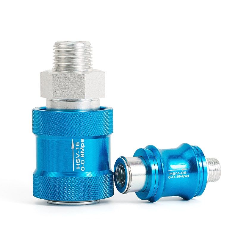 气动元件油水分离器手滑阀HSV-06 08B 10 15滑动开关2分手推阀1/2