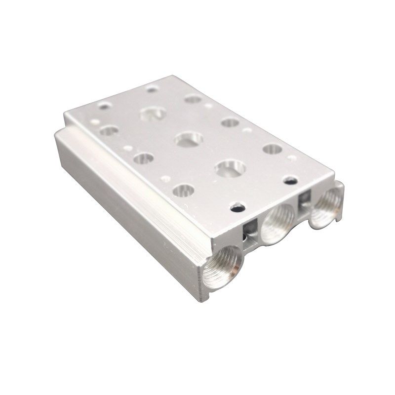 电磁阀底座4V210-08连接汇流板200M-2F3F4F5F6F7F8F9F10F12F位联