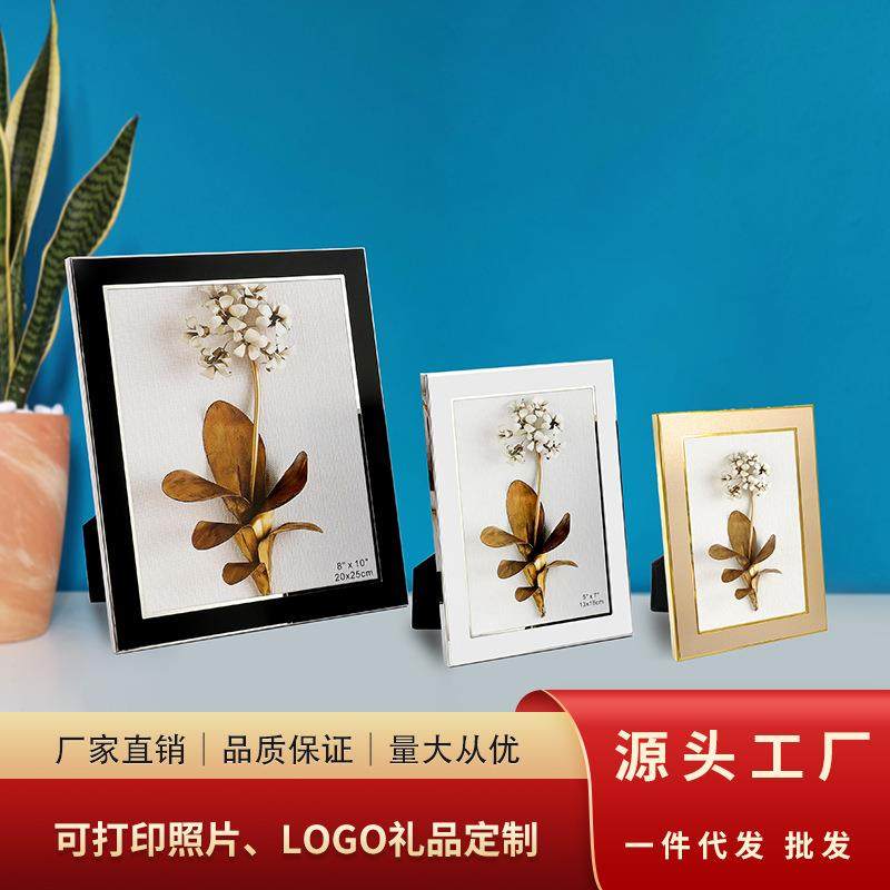 简约不锈钢铝合金金属相框成品干花a4营业执照展示框画框装裱挂墙,家居饰品,DIY亲子装饰画,淘宝优惠券,粉丝福利购,淘宝优惠卷