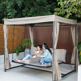 子力户外秋千摇椅庭院室外吊椅别墅院子阳台露天露台铸铝秋千吊床