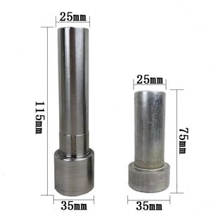 150型电动管道疏通机长短轴75/80/100型清理机配件疏通配件长短套