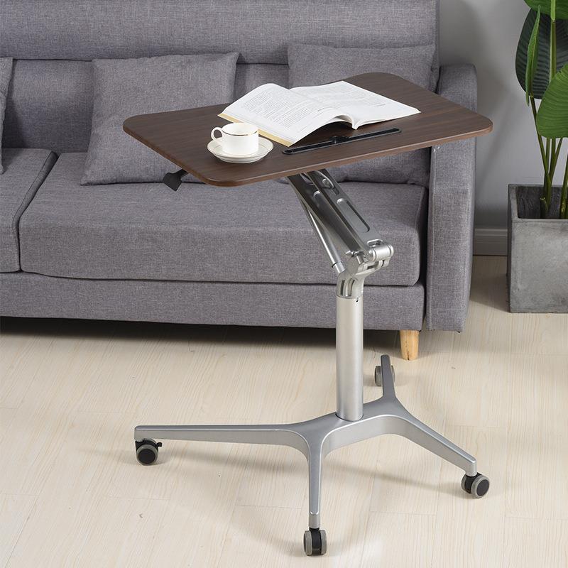 气动升降桌笔记本电脑桌站立式家用办公桌演讲台写字书桌