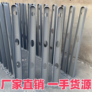 钢化玻璃爪件雨棚牛腿钢梁门头雨挡支架挑梁小区充电雨棚生产厂家