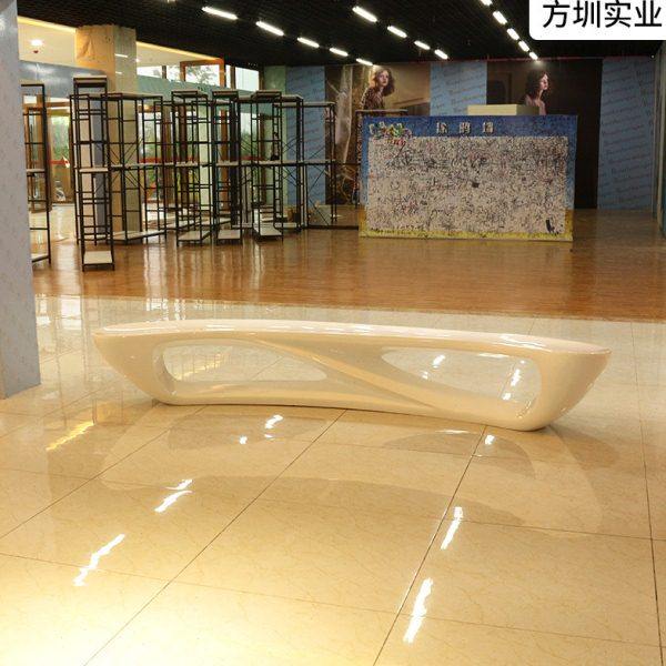 商场玻璃钢休闲座椅影院创意月亮台等候长椅广场公共休息坐凳,商业/办公家具,等候椅系列,淘宝优惠券,粉丝福利购,淘宝优惠卷