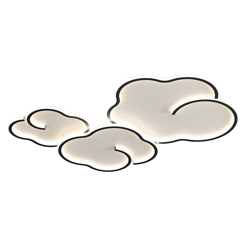 客厅主灯云朵极简意式吸顶灯广东中E山灯具现代简约大气卧室灯轻