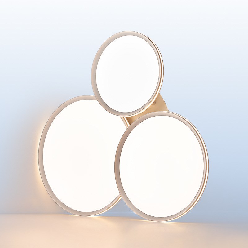 客厅灯现代简约极简餐厅卧室书房奶油风全光谱S灯北欧大气吸顶灯