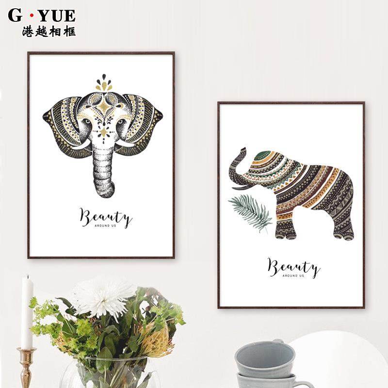 A6L简约窄边铝合金画框空框相框定 制广告框素描装裱海报框挂墙宣