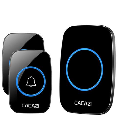 A10二拖一家用无线门铃 交流数码音乐门铃远距离遥控老人呼叫器