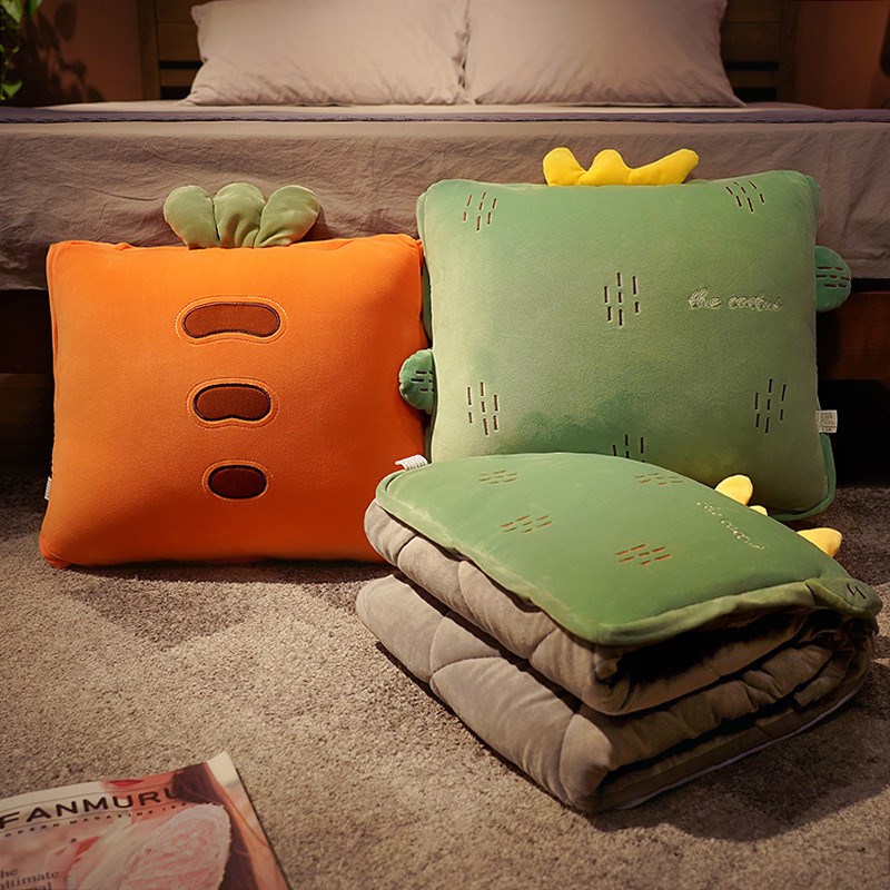 抱枕被子两用f二合一午休汽车折叠车用枕头办公室午睡毯子靠枕