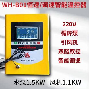 数控锅炉智能温度控制器引风机可调速温控器220V双温双控温控箱