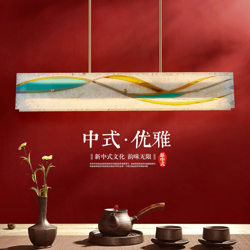 全铜吊灯餐厅灯家用餐桌吊u灯饭厅灯吧台灯茶室家装现代简约高档