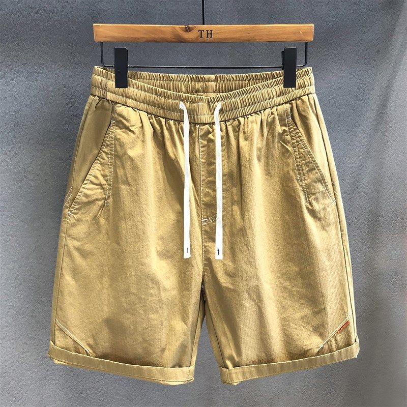 港版复古高品质精梳纯棉工装短裤男士夏季宽松五分裤美式休闲裤男,男装,短裤,淘宝优惠券,粉丝福利购,淘宝优惠卷