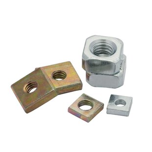 四方螺母镀锌四角螺母铝型材滑块四方螺帽方形螺母M3M4M5M6M8M10