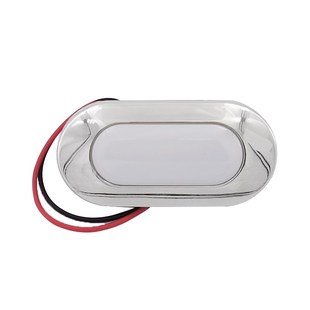 不锈钢镜面圆角矩形l走道楼梯灯LED游艇0.6W指示灯照明灯快艇配件