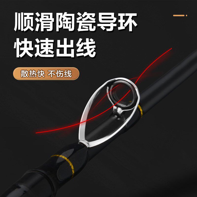 筏钓竿伸缩定位筏竿伐竿新款高端桥筏杆竿单竿稍S船阀软尾夜光苍