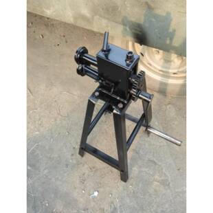 手动卷板机小型咬口机卷圆机白铁皮保温压边机手摇铝皮卷板机