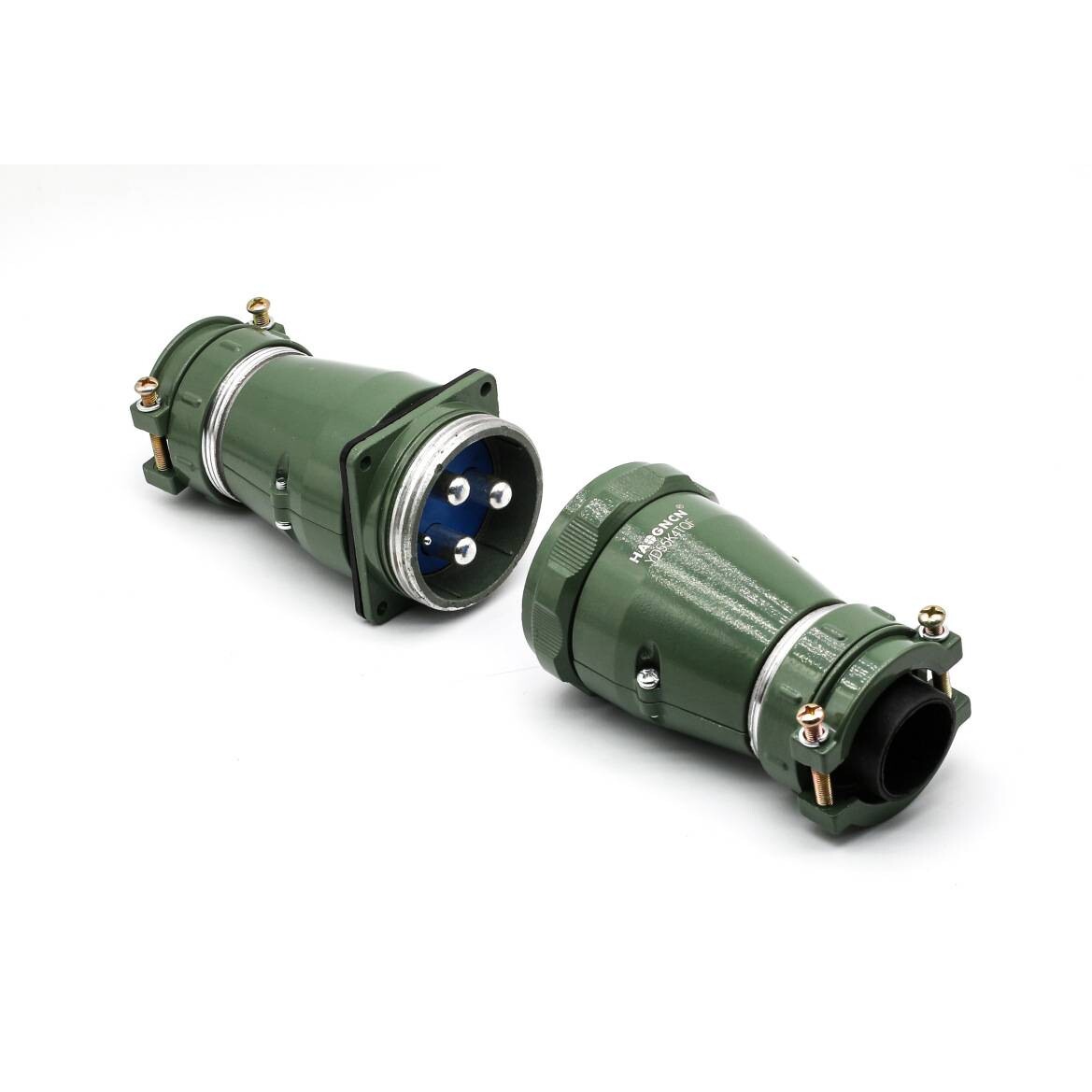 豪光HAOGNCN航空插头座防水连接器YD55K4TQF对接电压500V电流100A