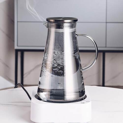 ?娜斯家用玻开水壶耐热冷水格壶璃果汁壶玻水F767H5S6壶茶璃壶扎