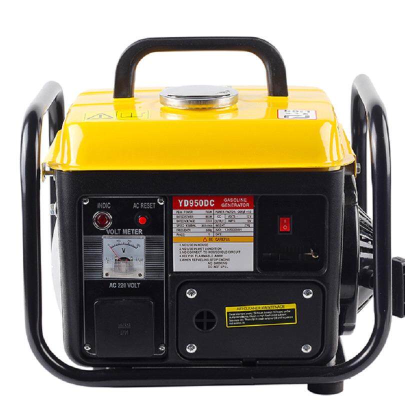 二冲程650/800W手提小型汽油发电机家用单相220V低噪户外便携野营