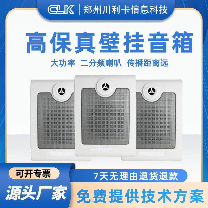 公共广播专业音响扩声商场超市室外大音量壁挂音箱扬声器设备