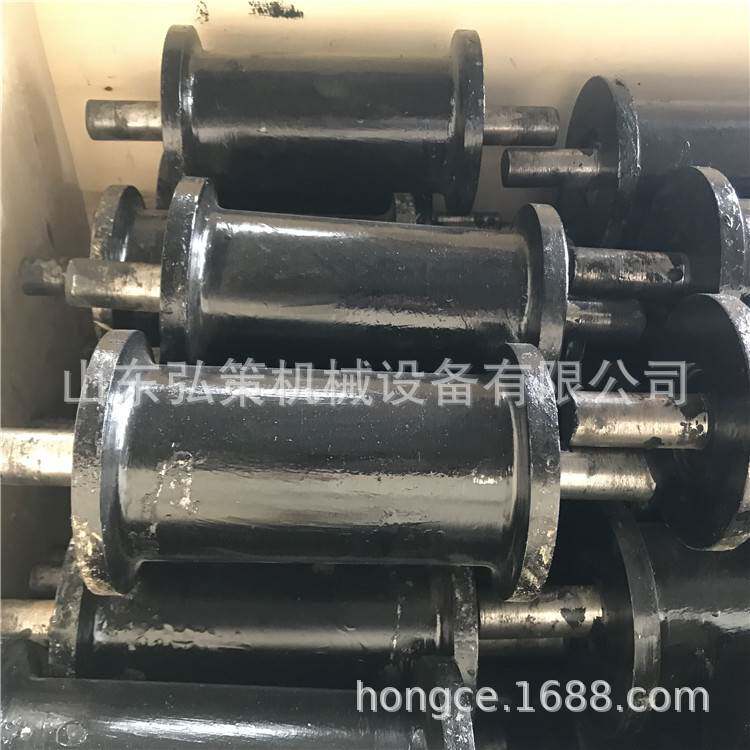 矿用铸钢地滚 150*300实心铸钢地滚轮 钢丝绳运输用焊接地辊轮