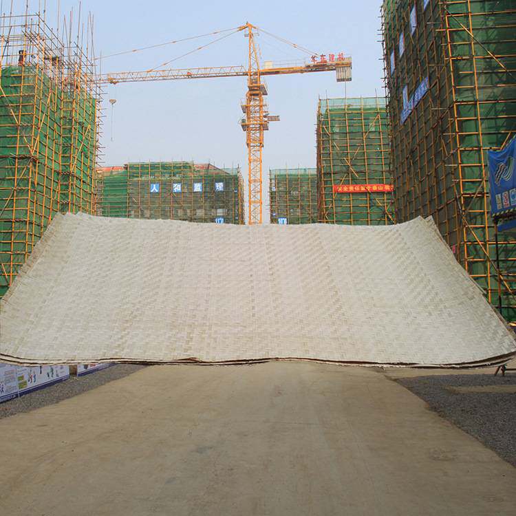 工地施工建设竹编席子手工编织防虫防霉处理装修吊顶竹席
