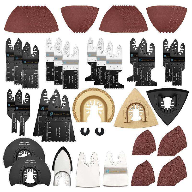 87pc混合万用宝锯片套装万用宝摆动锯片工具附件