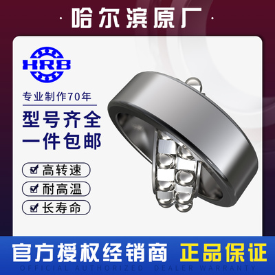 HRB 2212 AKTN 哈尔滨轴承双列调心球轴承内径圆锥孔内60mm外110m