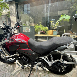 适用于本田CB400X改装防晒垫座套摩托车坐垫套蜂窝网隔热座套配件