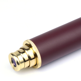 正品 加勒比海盗单筒望远镜伸缩可调焦铜管便携成人儿童演唱会户外