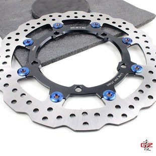 忍者400 z400浮动碟盘轻量化刹车盘310mm忍者650z900改辐射卡钳用