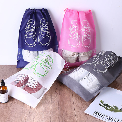 鞋袋装鞋子的收纳袋子神器无纺布收纳包筐防尘脏衣袋防潮防霉鞋套