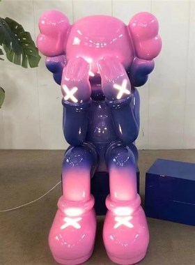 网红大摆件潮玩雕塑公仔客厅卡通熊装饰商场酒吧R店铺门口拍照打
