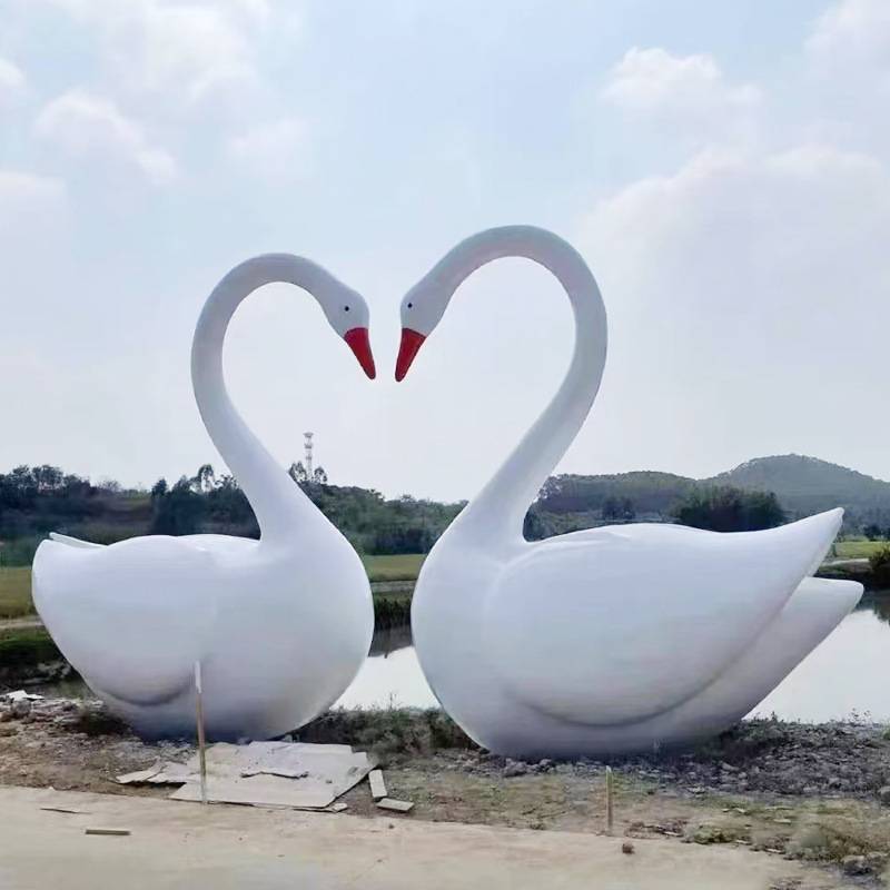 大型玻璃钢卡通雕塑户外商场景观网红动物装饰摆件玻璃钢熊猫雕塑