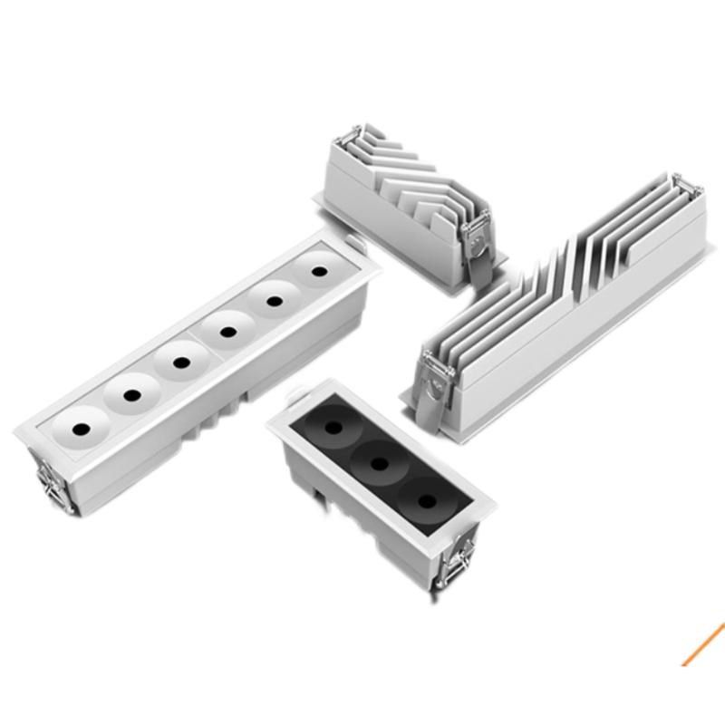 格栅灯嵌入式家用小发光面小光束小角度长条无主灯深杯防眩射灯,家装灯饰光源,格栅灯,淘宝优惠券,粉丝福利购,淘宝优惠卷