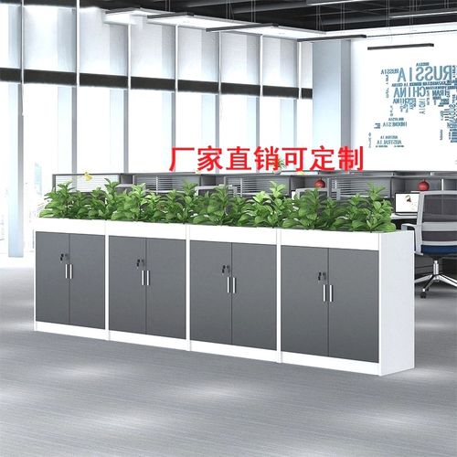 入户安装办公室隔断柜置物柜简约绿植矮柜文件柜花槽柜矮柜储物柜