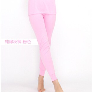 线裤 纯棉中老年秋裤 F老人高腰宽松妈妈打底裤 女士棉毛裤 女保暖裤