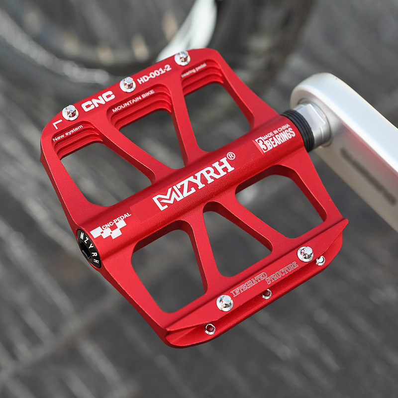 自行车脚踏板培林通用单车脚蹬子一对铝合金防滑山地车脚踏配件