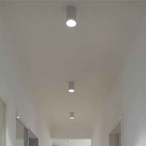 明装筒灯现代简约免开孔创u意灯具圆形家用防眩目客厅天花板无主