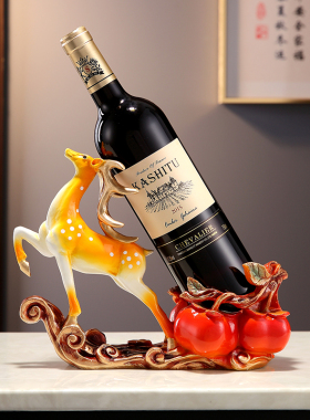 新中式红酒架高档家居创意客厅葡萄酒驾餐柜酒托酒柜装饰品摆件