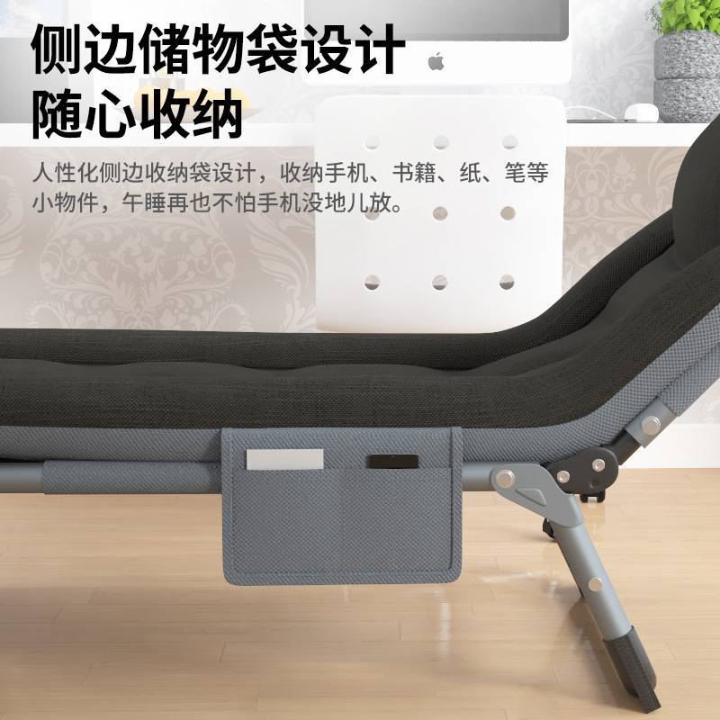 厂家 美式单人沙发床办公室午睡午休床陪护简易家用折叠床