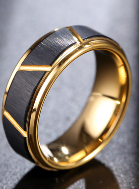 霸气韩版戒指男士街头食指环戒子单身潮男尾戒学生饰品配饰首饰