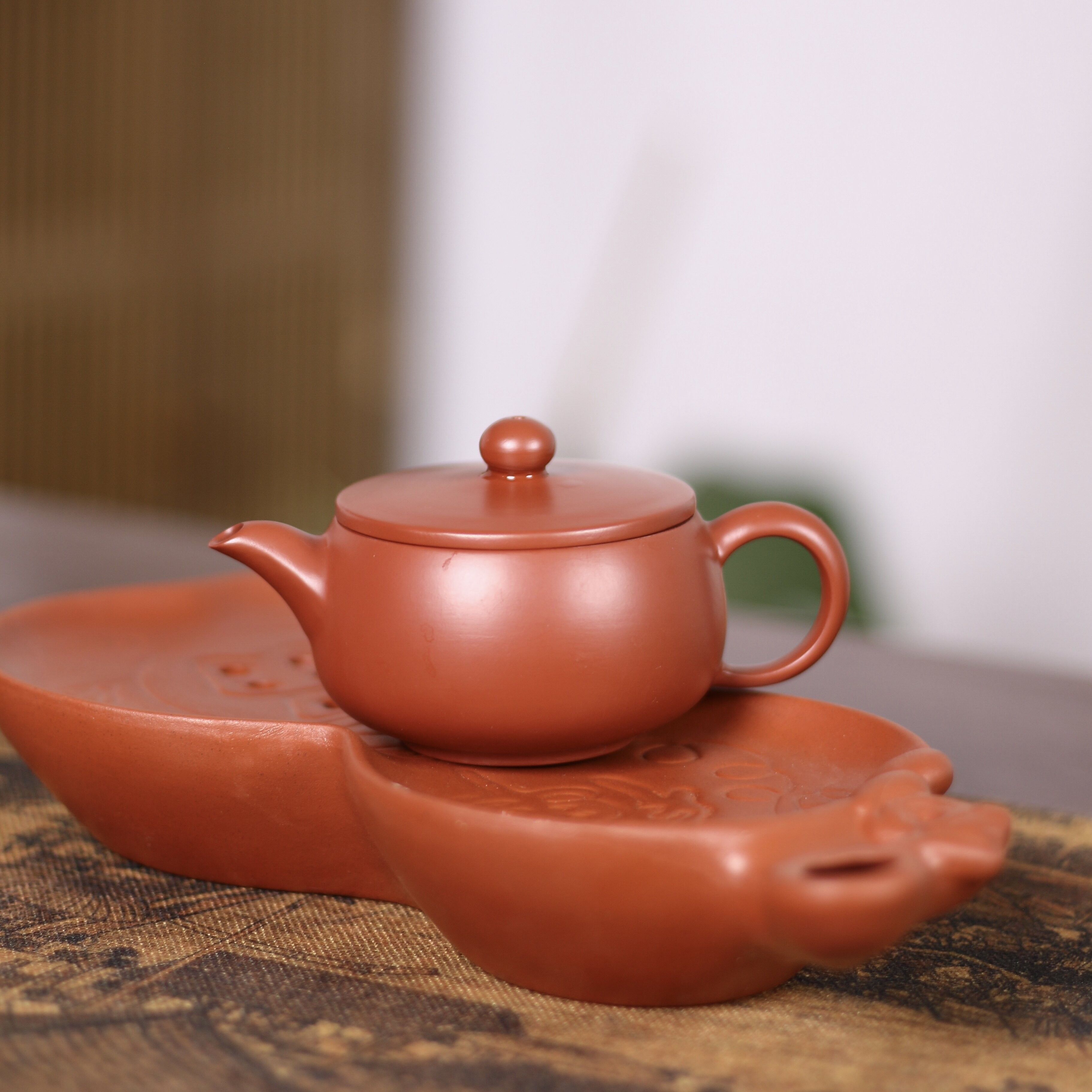 鹏音伴潮州手拉壶广天壶110cc小容量大口茶壶一壶一杯喝茶茶壶旅行茶具配件