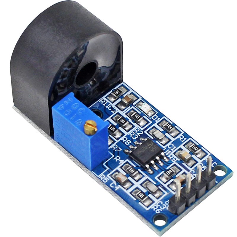 5A量程电流互感器模块单相交流有源输出模拟量可调电流传感器模