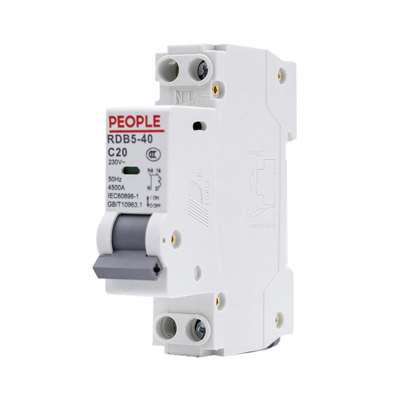 人民断路器RDB5-40 1P+N C10 C16 C20 C32 C40 230V空开C6 PEOPLE