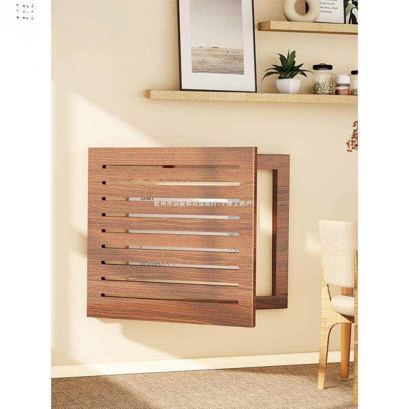 路由器实木遮挡弱电箱箱盒盖板多媒体百叶网线电表箱装饰包邮中式