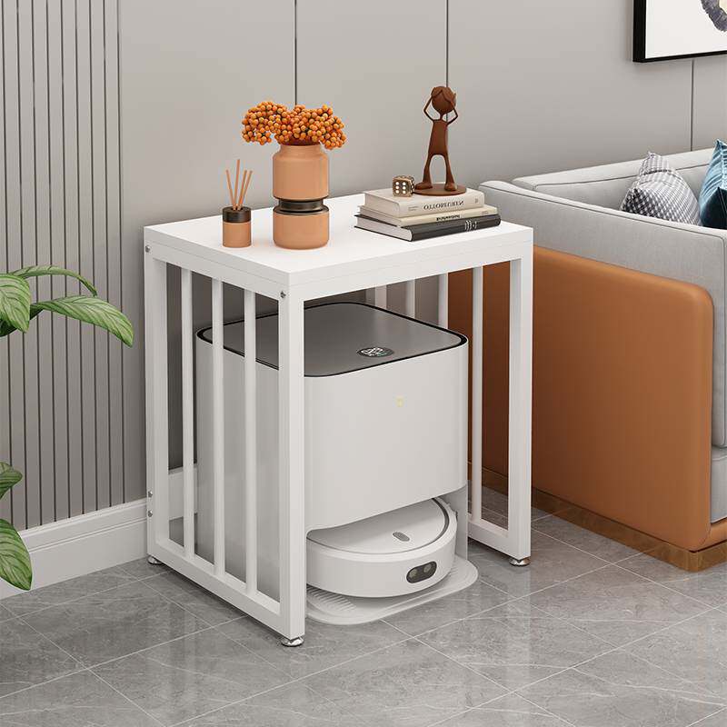 N9带收纳柜可移动扫地机器人科沃斯置物架伴侣鱼缸架石头轮子云鲸